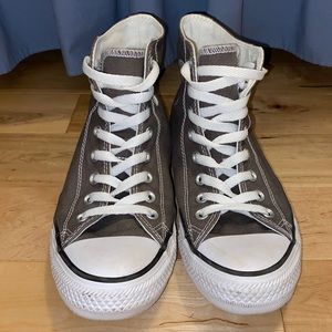 Gray High Top Converse